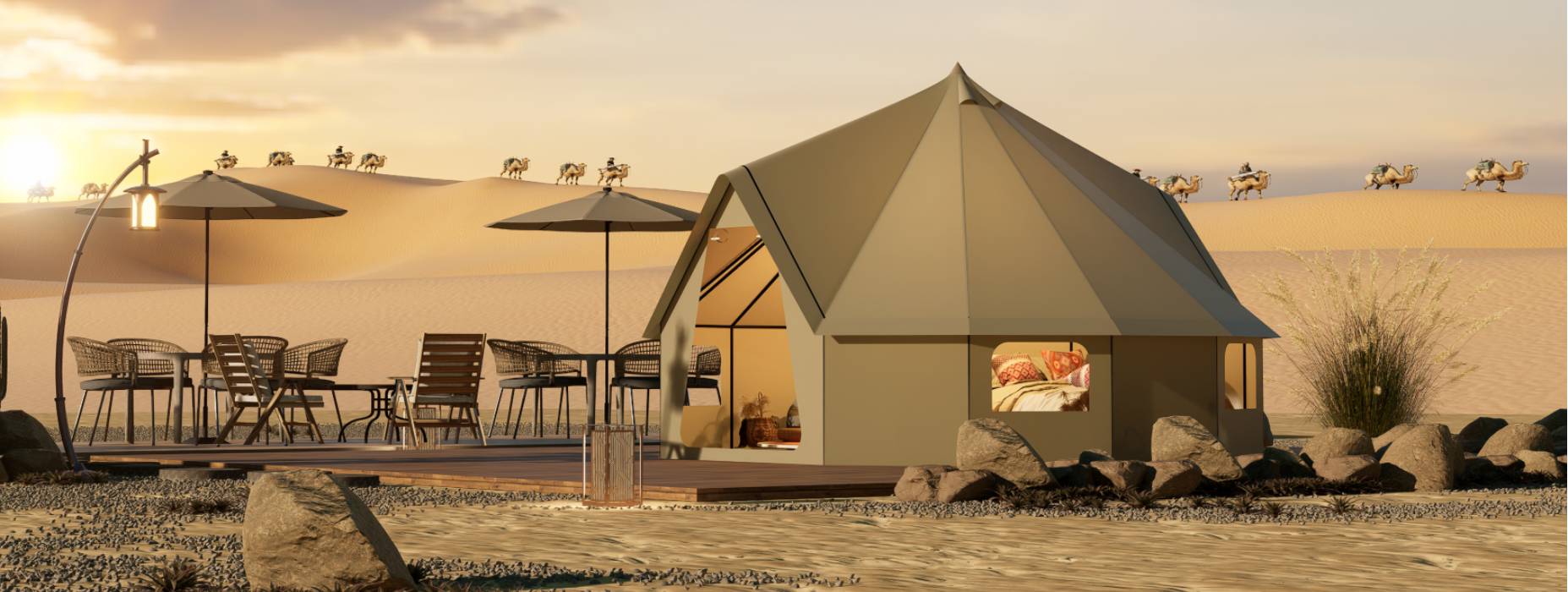 清河区露营酒店帐篷产品